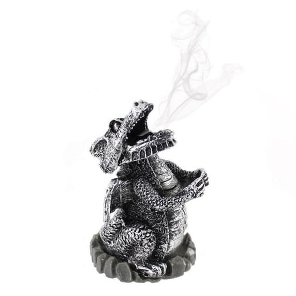 Something Different Silver Dragon Cone Holder Silver One Size