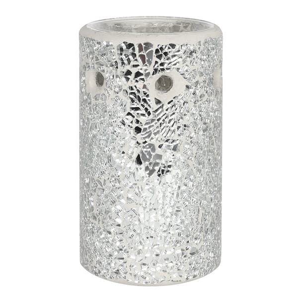 Something Different Crackle-Effect Pillar Oil Burner