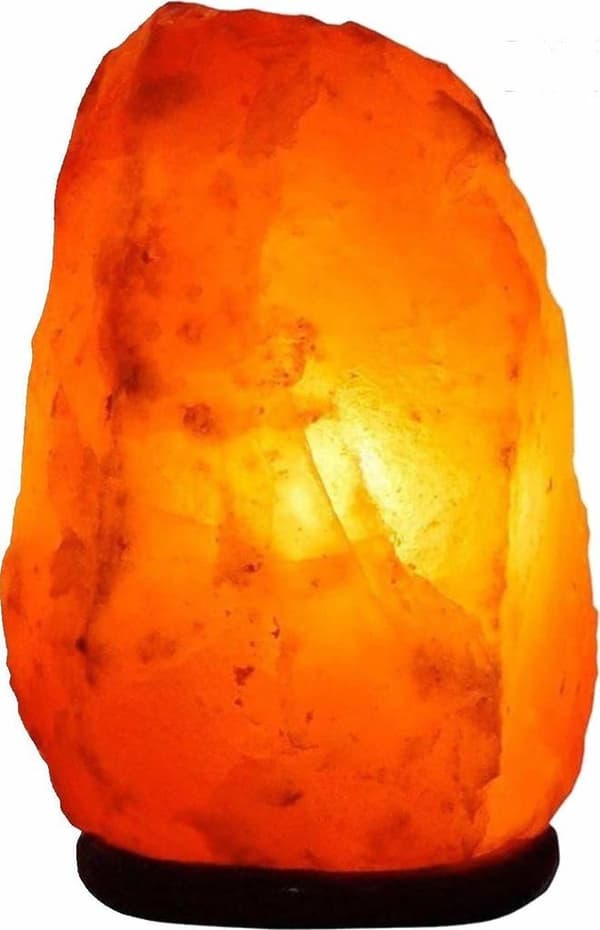 Himalaya Saltkristall Lampa sprider mysljus 1.5-2kg