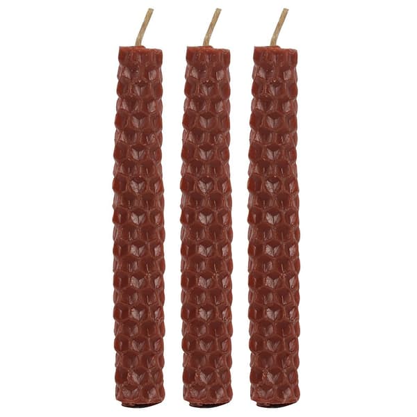 Something Different Beeswax Candles (Pack of 6) Brown One Size