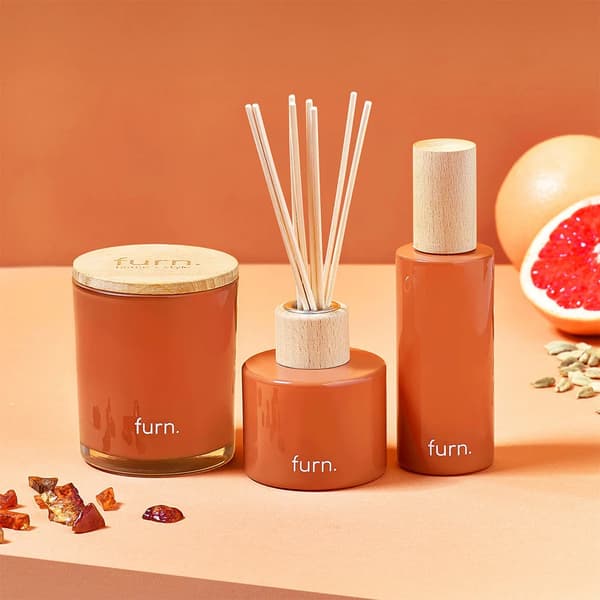 Furn Wildings Amber Glass Scented Candle