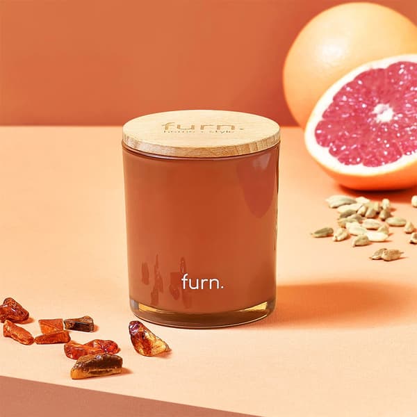 Furn Wildings Amber Glass Scented Candle