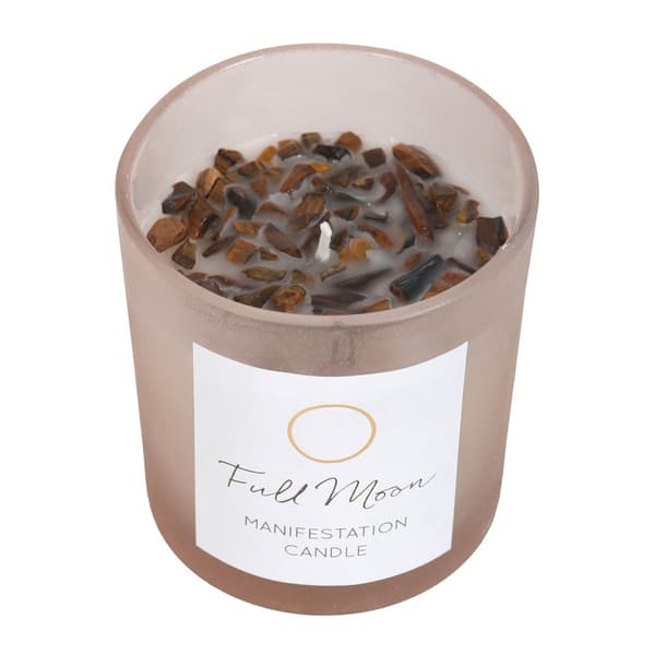 Something Different Eucalyptus Tigers Eye Scented Candle Frosted/Brown One Size