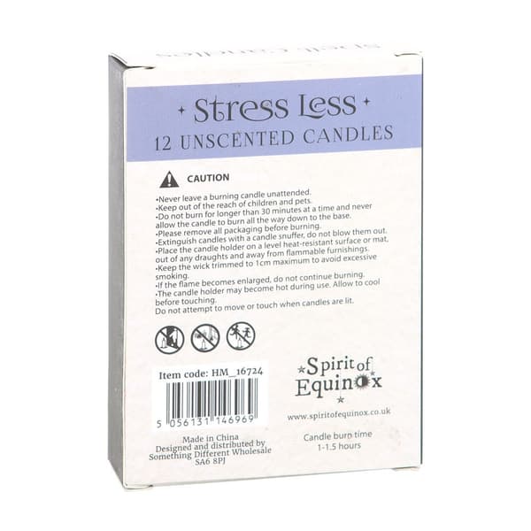 Something Different Stress Less Spell Candles (Pack of 12)