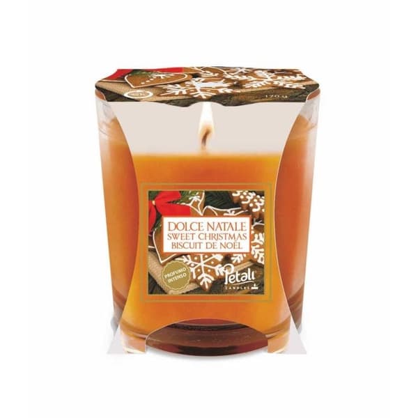 Prices Petali Sweet Christmas Scented Candle Orange 7.5cm x 8.5cm