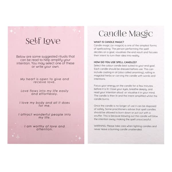 Something Different Self Love Spell Candles (Pack of 12)