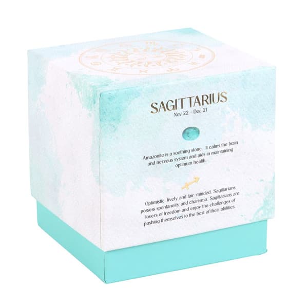 Something Different Sagittarius Ylang Ylang & Amber Turquoise Chips Scented Candle