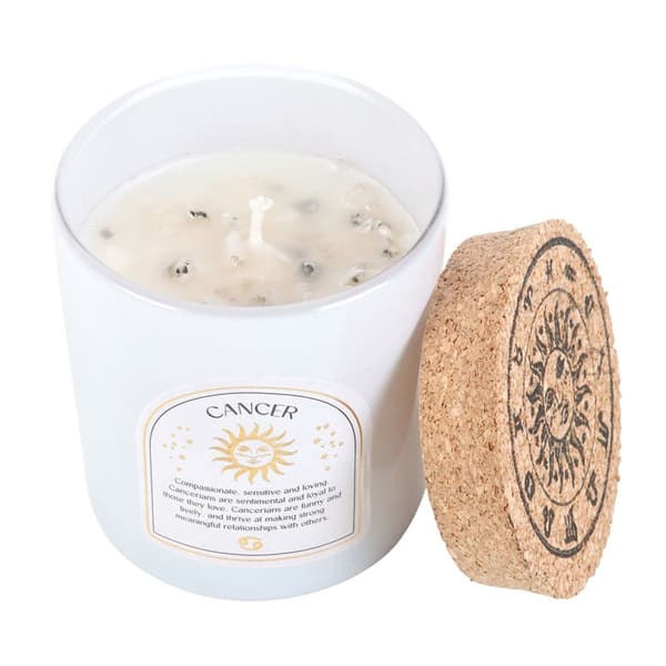 Something Different Cancer Orange & Chamomile Moonstone Scented Candle White/Brown One Size