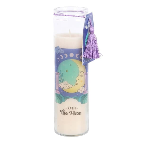 Something Different The Moon Violet Tube Candle White One Size