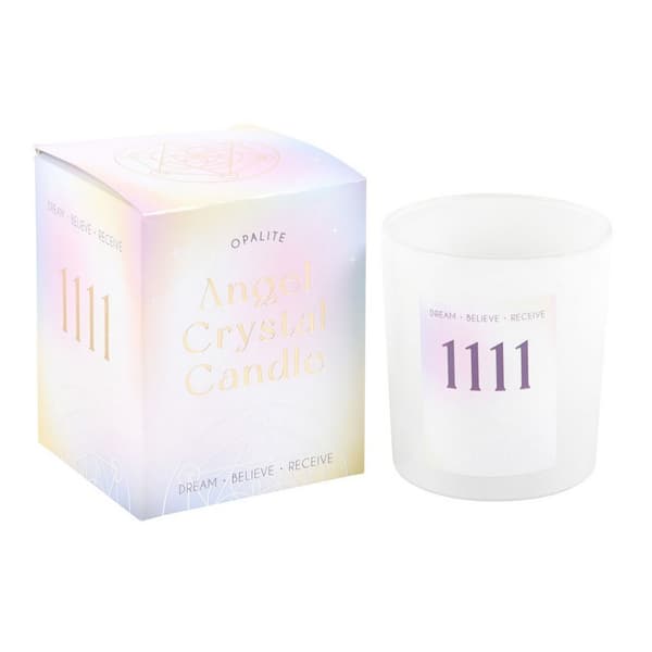 Something Different 1111 Angel Number Crystal Chips Scented Candle