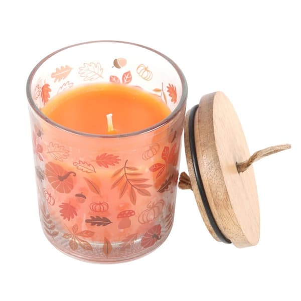 Something Different Cinnamon Orange Autumn Leaves Candle Orange One Size