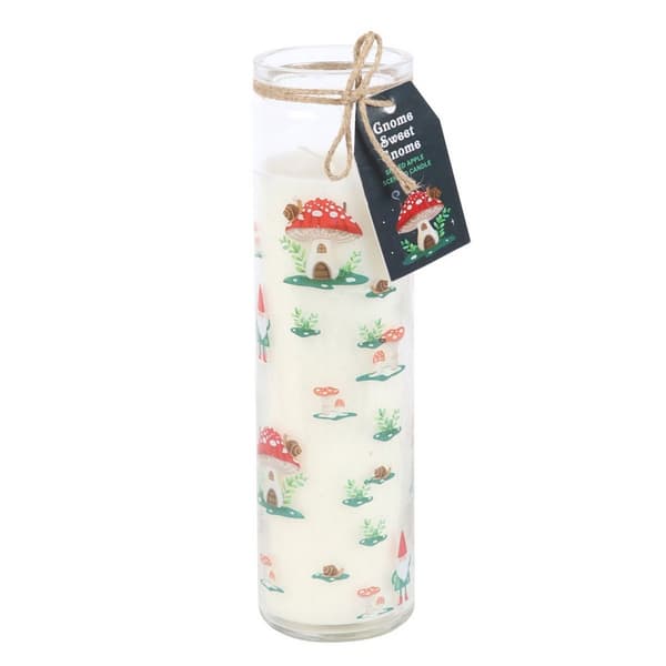 Something Different Gnome Sweet Gnome Spiced Apple Tube Candle White One Size