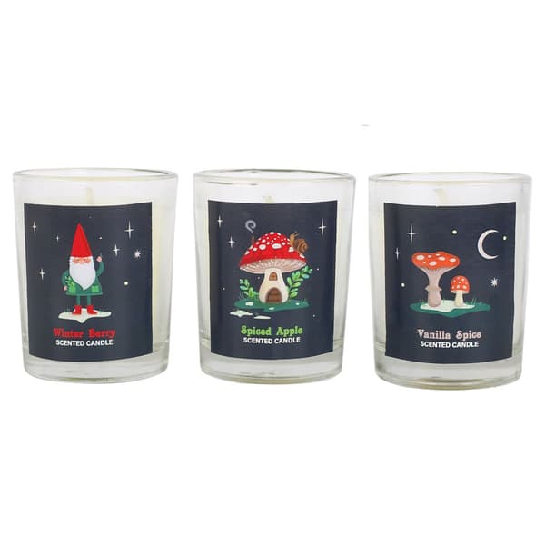 Something Different Gnome Sweet Gnome Ljus Set (Förpackning med 3)
