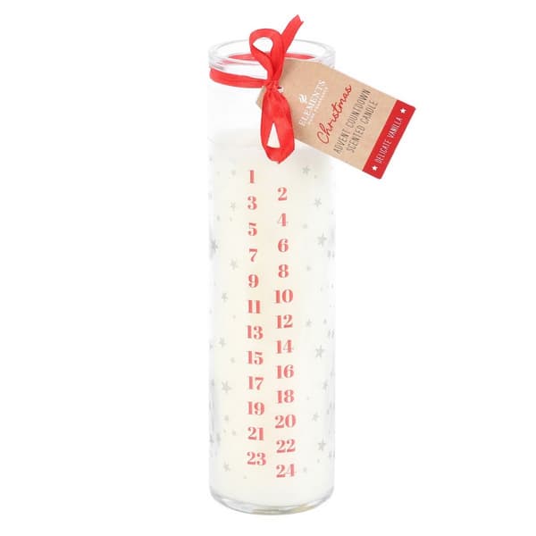 Something Different Advent Vanilla Tube Candle White One Size