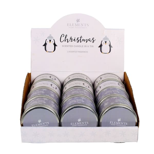 Something Different Parade Penguin Candle Set (Pack Of 12)