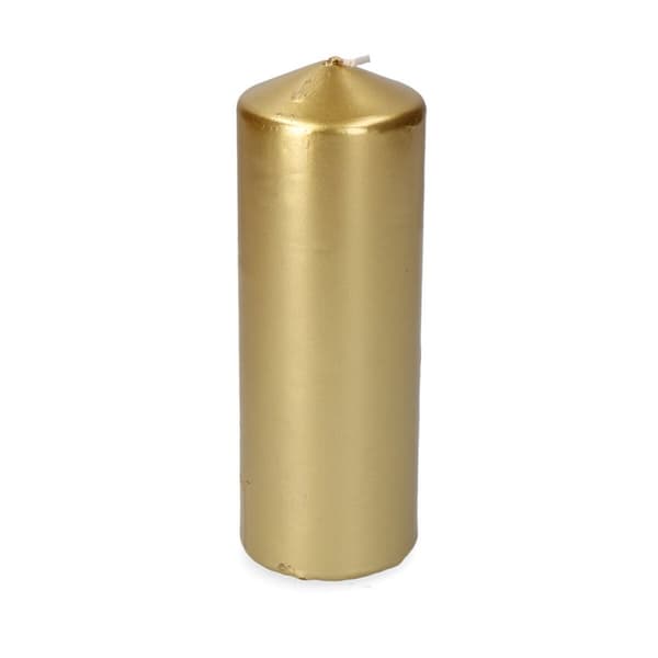 Kynttilä Kullattu Hopeinen Ø 7 x 20 cm 1 osaa