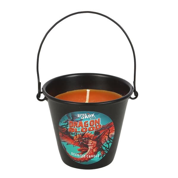 Something Different Dragon Blood Bucket Scented Candle Black/Orange One Size