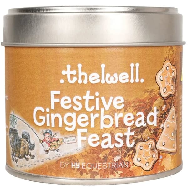Hy Thelwell Collection Festive Gingerbread Feast Candle Brown One Size