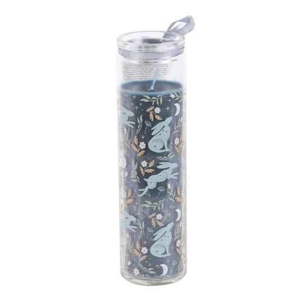 Something Different Midnight Hare Wild Tulips Tube Candle