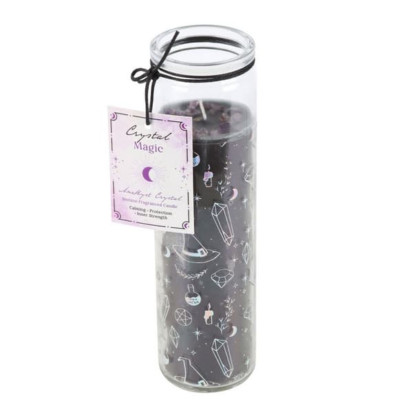 Something Different Jasmine Witch Amethyst Tube Candle Black/Transparent One Size