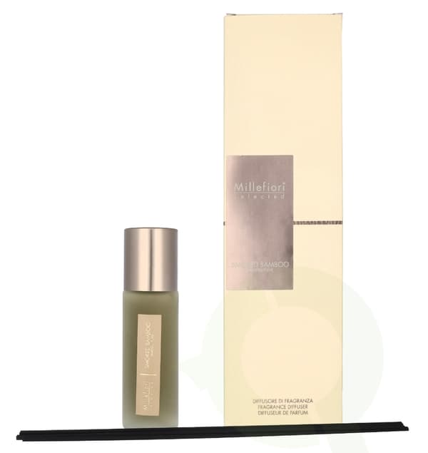 Millefiori Milano Selected Stick Diffuser Refill 100 ml Smoked Bamboo