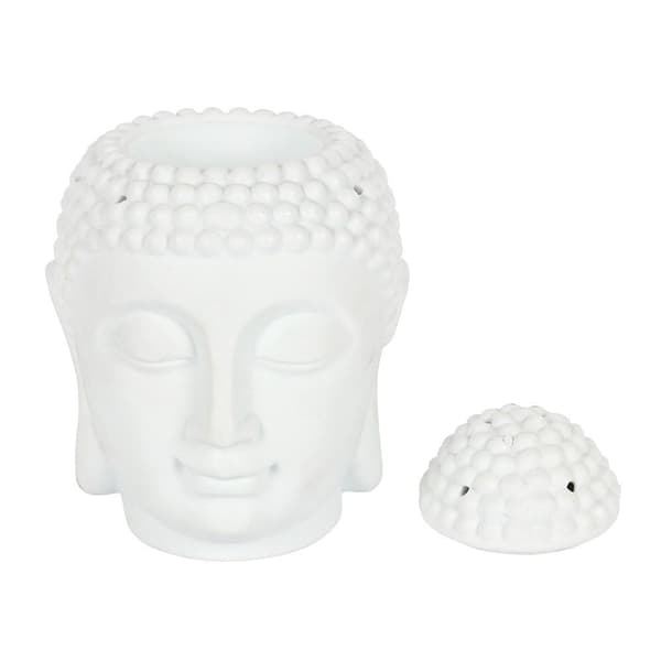 Stor Buddha huvud oljebrännare