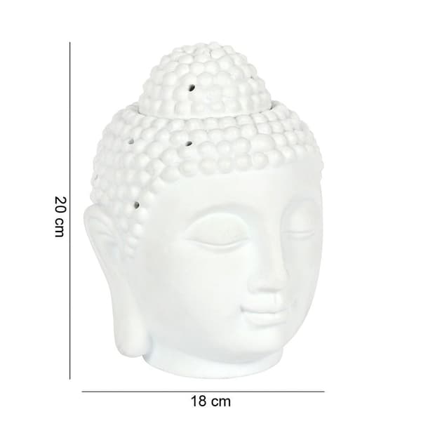 Stor Buddha huvud oljebrännare