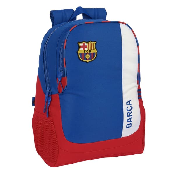Skoletaske F.C. Barcelona Blå Rødbrun 32 x 44 x 16 cm