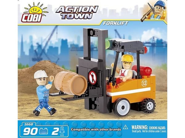 COBI Action Town 1668, Rakennuspakkaus, 5 vuosi/vuosia, 90 kpl