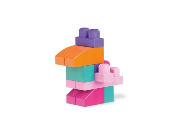 MEGA BLOKS First Builders Big Building Bag, Byggsats, 1 År, Plast, 60 styck, 1,15 kg