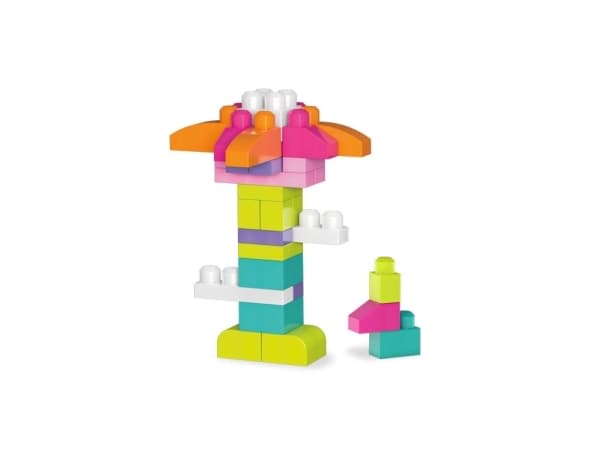 MEGA BLOKS First Builders Big Building Bag, Byggsats, 1 År, Plast, 60 styck, 1,15 kg