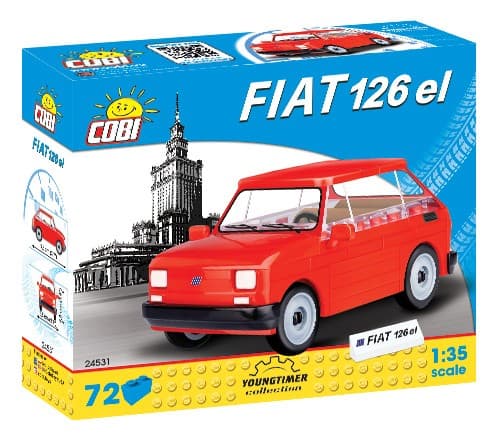 COBI 24531 Cars Little Fiat 126P 1994-1999 72kl