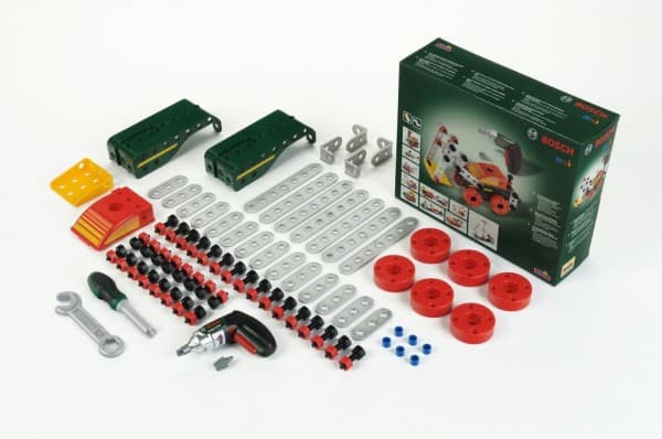 Construction Set with Bosch IXOLINO II Cordless Driver Drill