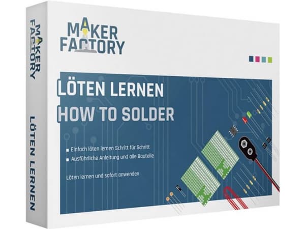 MAKERFACTORY 15055 Löten lernen Lodning Undervisningssæt fra 14 år