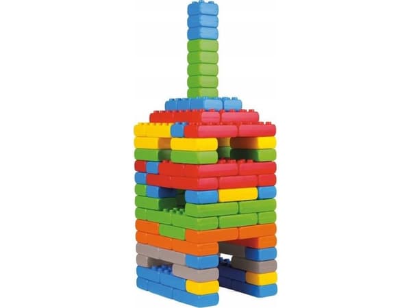 Marioinex 901724 Building Blocks Junior Bricks, 110 Pieces, Multi-Colour