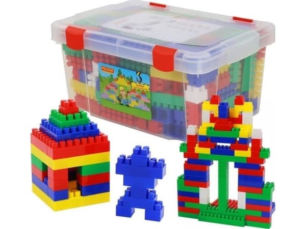 Polesie 50557 "Builder" blokker (174 stykker beholder) blanding