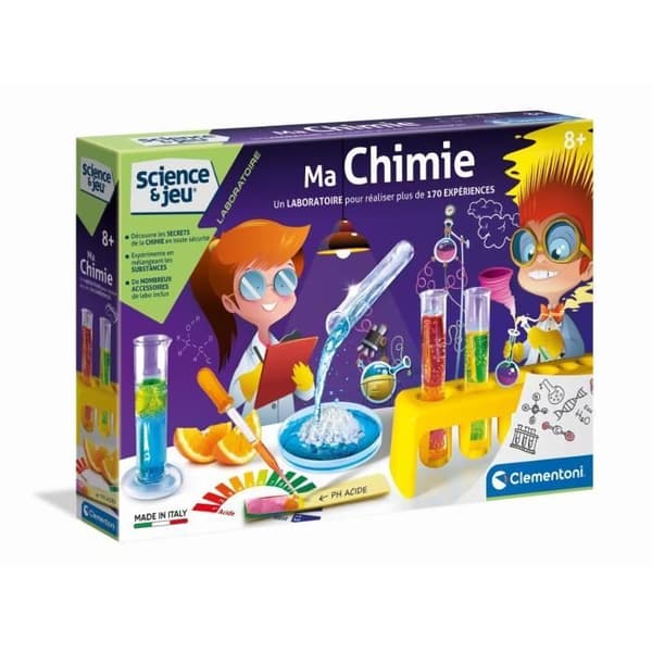 CLEMENTONI Science &amp; Jeu - Ma Chimie - Vetenskapligt spel