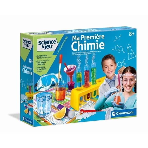 CLEMENTONI Science &amp; Jeu - Min första kemi - Vetenskapliga spel