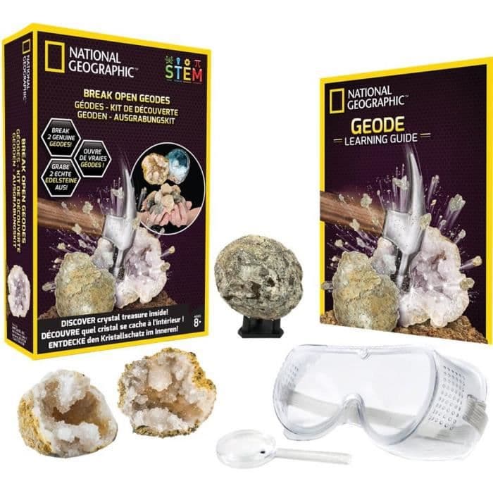 NATIONAL GEOGRAPHIC - Discovery kit - 2 geoder att bryta