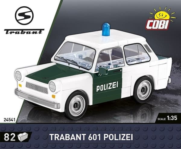 COBI Trabant 601 Polizei, Byggeklosser, 5 år, Plast, 82 stykker