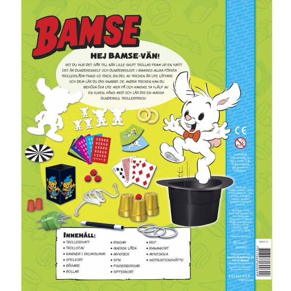 Kärnan Bamses Trollereilåda med hatt