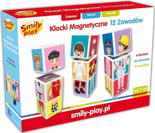 SmilyPlay SP83465 34654 Magneettipalikat 12 kilpailua