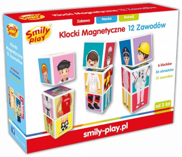 SmilyPlay SP83465 34654 Magneettipalikat 12 kilpailua
