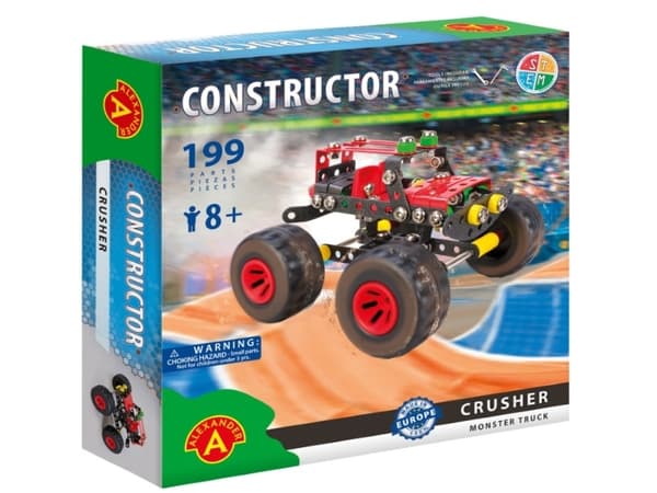 Monstertruck byggsats i metall - krossmaskin