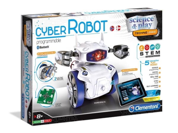 Clementoni Science & Play - Cyber Robot (Danish + Norwegian)