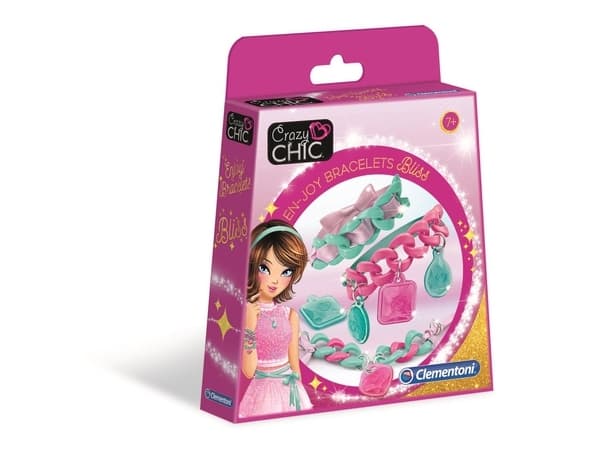 Clementoni Crazy Chic En-Joy Bileklikler Bliss, Halsband, Multifärg, 220 mm, 50 mm, 220 mm, Kartong