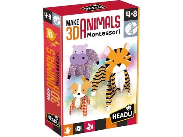 Russell creative HEADU Montessori - Luo 3D-eläimiä