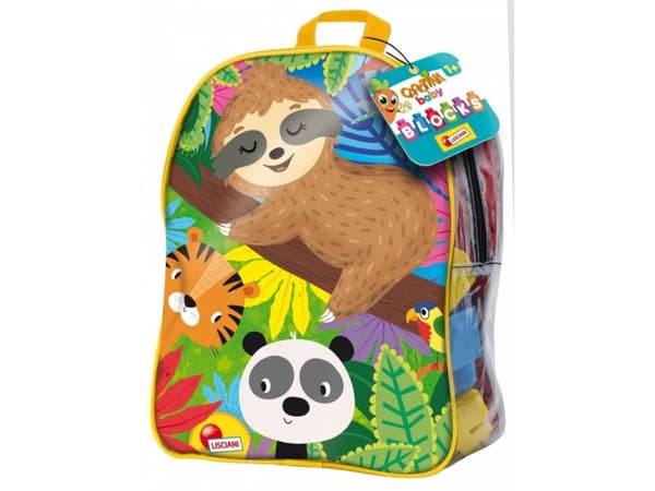 Lisciani Carotina Baby blocks in a large backpack 79919 LISCIANI