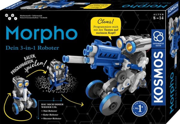 Kosmos 62083, Programmerbar robot, 8 År, Blå, Grå