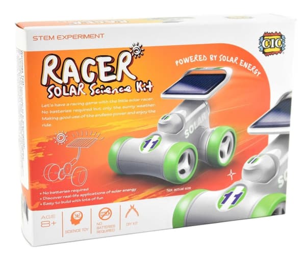 Soldriven racer byggsats för barn